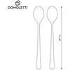 Domoletti HANGER 2 PCS ICE-TEA SPOON SEGNO