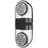 Devia Crystal Series TWS garsiakalbiai su silikoniniu dėklu, 2 vnt., juodi