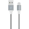 Devia Pheez serijos Micro USB laidų rinkinys, 3 vnt., pilkas