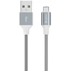 Devia Pheez serijos Micro USB laidų rinkinys, 3 vnt., pilkas