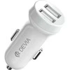 Įkroviklis automobilinis Devia Idrawer Lightning baltas