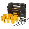 Gręžimo karūnų komplektas DeWalt DT90353-QZ; 22-68 mm; 11 vnt.