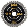 DeWALT pjovimo diskas 190x30 mm CompDeck 40T