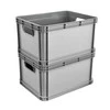 Dėžė transportavimui / sandėliavimui / žaislams Keeeper 1088213000000, 20 l, pilka, 40 x 30 x 22 cm