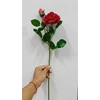 Dirbtinė gėlė. rožė Domoletti. raudona. 49 cm
