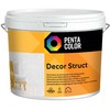 Dispersiniai tekstūriniai dažai Pentacolor Decor, baltos spalvos, 5 l