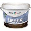Dispersiniai tekstūriniai dažai Pentacolor Decor, baltos spalvos, 10 l
