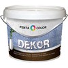 Dispersiniai tekstūriniai dažai Pentacolor Decor, baltos spalvos, 3 l