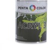 Dispersiniai dažai Pentacolor Acryl 3, balti, 1 l
