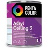 Dispersiniai dažai Pentacolor Acryl 3, balti, 1 l