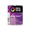 Dispersiniai dažai Pentacolor Acryl 7, balti, 1 l
