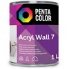 Dispersiniai dažai Pentacolor Acryl 7, balti, 1 l