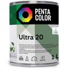 Dispersiniai dažai Pentacolor Ultra 20, balti, 1 l