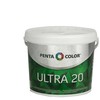 Dispersiniai dažai Pentacolor Ultra 20, balti, 5 l