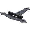 DMX Vyriai vartams ZTO 125x40x160x2.5 mm plieniniai juodi