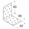 DMX Montavimo kampas, 80 x 80 x 60 x 2,0 mm 20 vnt.