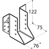 DMX Tvirtinimo elementas-bagas WB23 76x122x75x2mm išorinis sijoms, sijoms