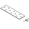 DMX Mounting strap TM2/10 40x2.0mm wide 1m