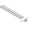DMX Montāžas lenta TM5/25 20x0.9mm šaura 1m