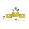 DMX Laikiklis LBO 1 203x68mm