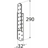 DMX Tvirtinimas LK8 32x290x2mm gegnių dešinysis