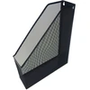 Vertikalus metalinis dokumentų laikiklis 682009, juodas