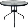 Domoletti Lauko stalas BISTRO ROUND, pilkas, Ø90×70 cm
