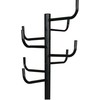 Drabužių kabykla Domoletti DR-9-1394, 175 cm, juoda spalva