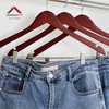 Domoletti WOODEN HANGER LSN015-A DARK WOOD 2 PCS