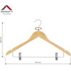 Domoletti WOODEN HANGER LSN015-A 2 PCS