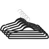 Domoletti VELVET HANGER LSV010 Juodas 5 PCS