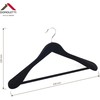 Domoletti VELVET COAT HANGER LSV031 Juodas