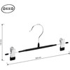 Okko Static Control PVC DIPPED HANGER LSMD040 Juodas 2PCS