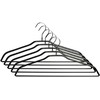 Okko Domoletti PVC DIPPED HANGER LSMD025 Juodas 5PCS