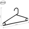 Okko Domoletti PLASTIC KIDS HANGER Juodas LSP023K 10PCS