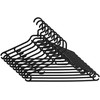Okko Domoletti PLASTIC HANGER Juodas LSP037 10PCS