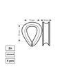 Haushalt Fortis LOOP PROTECTION 3 MM ZN DIN6899 4DD
