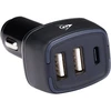Dunlop automobilinis USB įkroviklis 2x USB A + C
