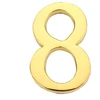 Haushalt Durų numeris "8", aukso spalvos, 45 mm