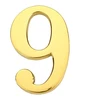 Haushalt Durų numeris "9", aukso spalvos, 45 mm