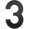 Haushalt Numeris "3", matinės juodos spalvos, 145 mm