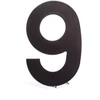 Haushalt Numeris "9", matinės juodos spalvos, 145 mm
