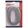 Durų numeris Haushalt SS-0, 14,5 cm x 9,5 cm, nerūdijantis plienas, nerūdijantis plienas