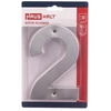 Durų numeris Haushalt SS-2, 14,5 cm x 9,5 cm, plienas/nerūdijantis plienas, nerūdijantis plienas