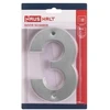 Durų numeris Haushalt SS-3, 14,5 cm x 9,5 cm, nerūdijantis plienas, nerūdijantis plienas