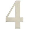 Haushalt Durų numeris „4“, nerūdijantis plienas, 62 mm