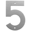 Durų numeris Haushalt SS-5, 14,5 cm x 9,5 cm, nerūdijantis plienas, nerūdijantis plienas