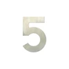 Haushalt Durų numeris „5“, nerūdijantis plienas, 62 mm