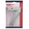 Durų numeris Haushalt SS-7, 14,5 cm x 9,5 cm, nerūdijantis plienas, nerūdijantis plienas