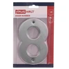 Durų numeris Haushalt SS-8, 14,5 cm x 9,5 cm, nerūdijantis plienas, nerūdijantis plienas